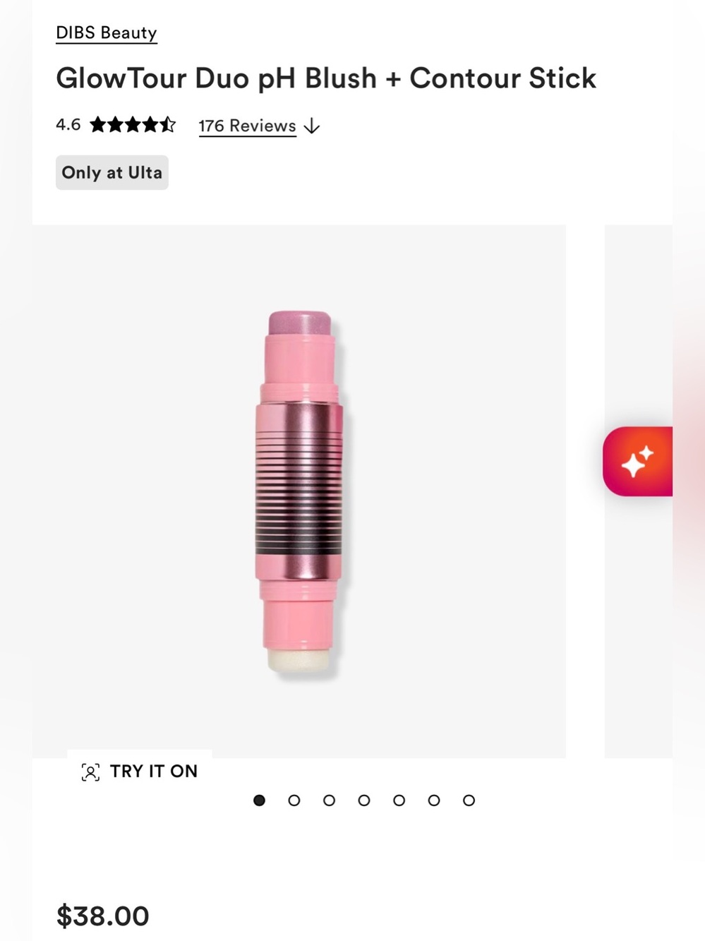 DIBS Glow Tour duo pH blush + contour stick